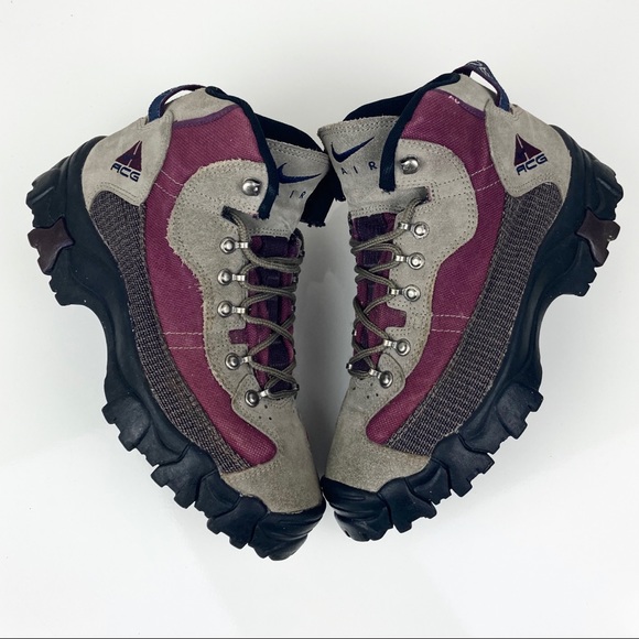 Nike ACG Shoes - Vintage 90’s Nike ACG Hiking Boots Purple Gray 9.5